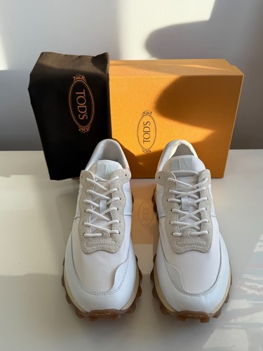 Tods 1T Mens Sportiva White Trainers Sneakers UK 10 EU 44.5 New £645 Mr Porter